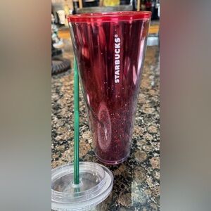 Starbucks Sparkling Crimson Tumbler
